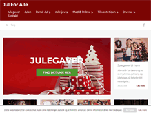 Tablet Screenshot of julforalle.dk